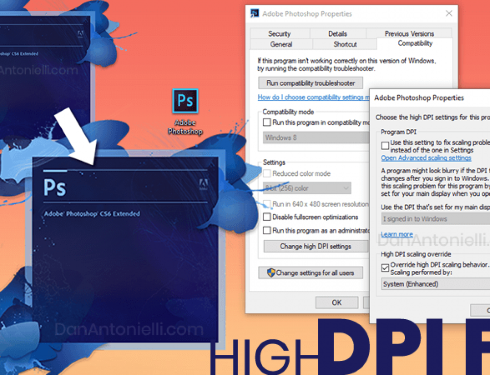 Adobe App Scaling on High DPI Displays (FIX) Dan Antonielli